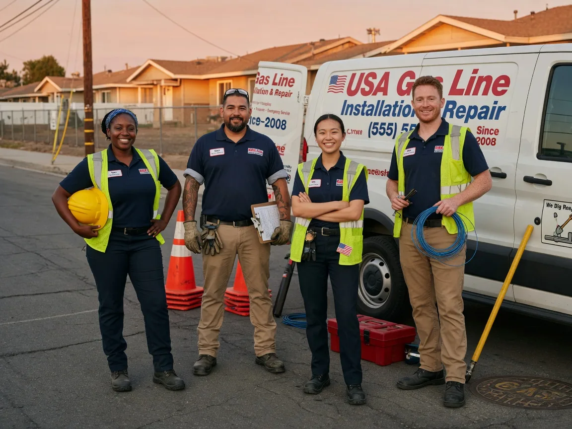 Gas Line Installation company in Seward, IL